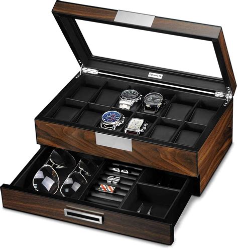 rolex leather watch jewelry boxes for men